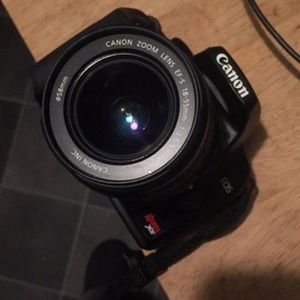 Canon Eos Rebel Xs with a EFS 18-55mm lens